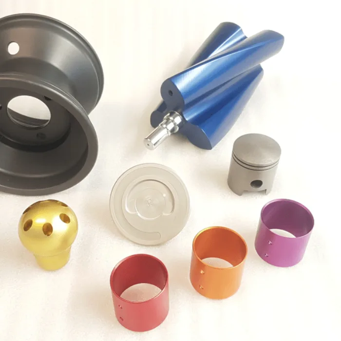 DiamonDyze ceramic anodised parts in a range of colours